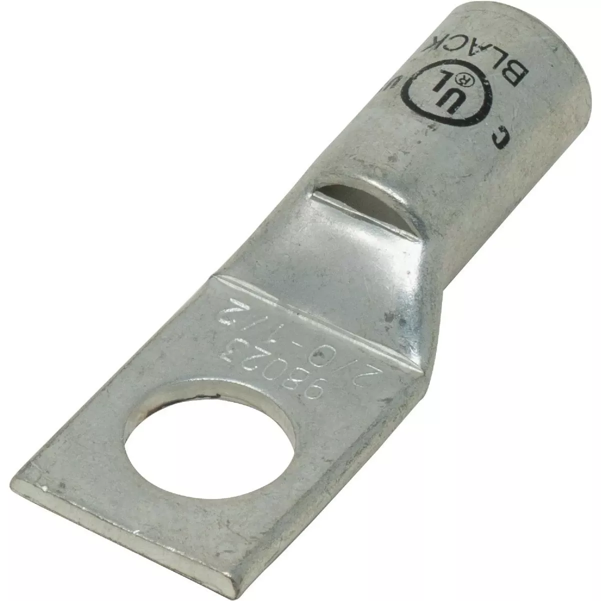 #2/0 Str 1/2 In. Stud Hole Compression Lug