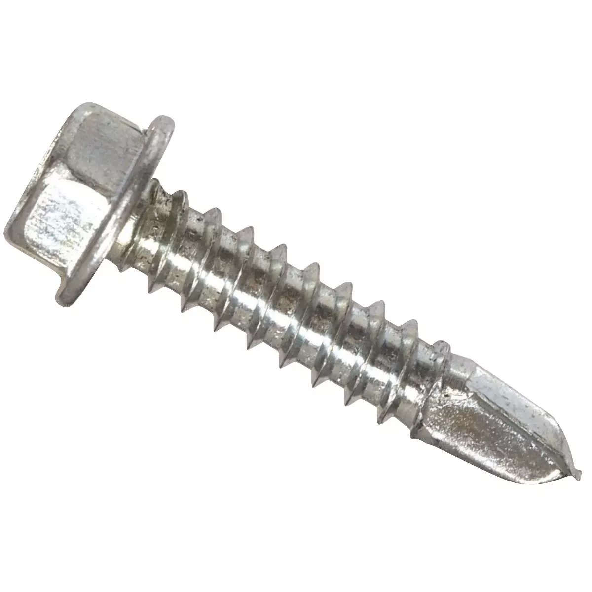 #8 - 18 X 1-1/2 In. Hex Washer Head Self-drilling Sheet Metal Screw (100-count)