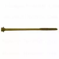 SaberDrive 52552 Screw, 1/4 in Thread, 6 in L, Hex Drive, 40 PK